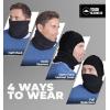 imageWinter Neck Warmer  Fleece Balaclava Ski Mask for Men ampamp Women Winter Face Mask for Cold Weather Motorcycle Helmet LinerBlack With Helmet Liner  Balaclava Style