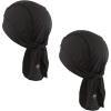 imageCooling Helmet Liners  Do Rag Skull Caps for Men  Cooling Head Wraps Hard Hat Liner  Motorcycle Pirate Bandana2 Black