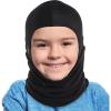 imageTough Headwear Kids Balaclava Ski Mask  Kids Ski Neck Gaiter ampamp Toddler Fleece Neck Warmer wHelmet Liner HoodBlack
