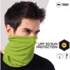 imageUV Face Mask  Neck Gaiter for Dust ampamp Sun Protection  Face CoverScarf for Fishing Hiking Cycling ampamp ATV Riding  UPF 30 Breathable Summer Balaclava Green