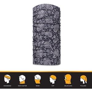 image12in1 Headband Prints  Versatile Lightweight Sports ampamp Casual Headwear  Bandana Neck Gaiter Balaclava Helmet Liner Mask ampamp More Constructed with High Performance Moisture Wicking Microfiber Dia de los Muertos One Size