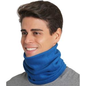 imageNeck Warmer  Winter Fleece Neck Gaiter ampamp Ski Tube Scarf for Men ampamp Women  Cold Weather Face Cover Mask ampamp Shield for Running Skiing Snowboarding  Ultimate Comfort Thermal Retention Blue