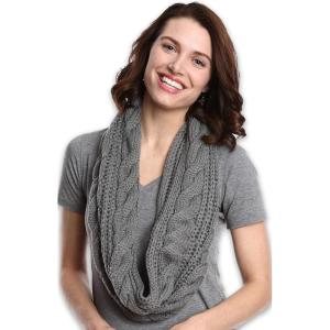 imageTough Headwear Chunky Cable Knit Infinity Scarf Stay Warm ampamp Stylish Year Round  Circle Loop Scarves for Women ampamp Men