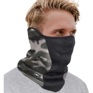 imageTough Headwear Half Ski Mask for Men ampamp Women Winter Face Mask for Cold Weather Half Balaclava Neck Gaiter Neck WarmerGreen Camo