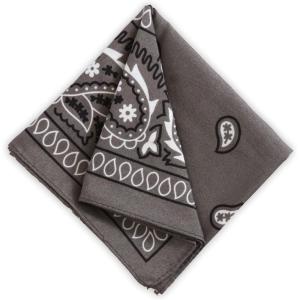 imageTough Headwear Large Bandana Headband  Handkerchief Bandanas for Men ampamp Women  Paisley Bandana Pack  Cowboy ScarfDark Gray