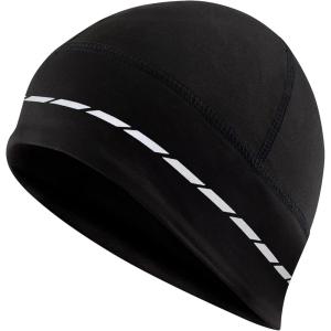 imageTough Headwear Skull Cap for MenMotorcycle Head CapSweat Caps for Men Skull Cap Helmet LinerRunning Beanie ParentBlack  Reflective