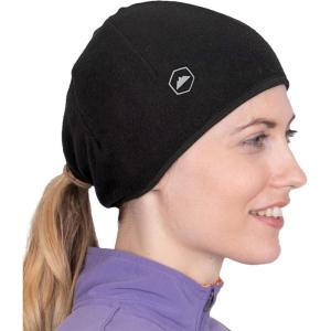imageTough Headwear Skull Cap for MenMotorcycle Head CapSweat Caps for Men Skull Cap Helmet LinerRunning Beanie ParentBlack Ponytail