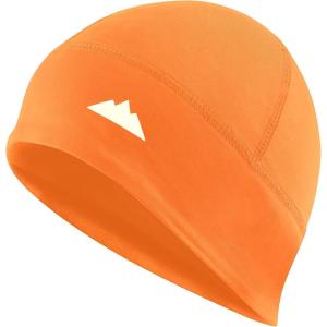 imageTough Headwear Skull Cap for MenMotorcycle Head CapSweat Caps for Men Skull Cap Helmet LinerRunning Beanie ParentOrange
