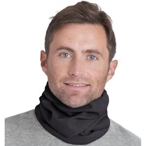 imageTough Headwear Swtich Winter Neck Gaiters For Men ampamp Women Fleece Neck Gaiter Fleece Neck Warmer Ski Gaiter  ReversibleBlack