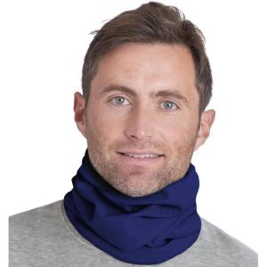 imageTough Headwear Swtich Winter Neck Gaiters For Men ampamp Women Fleece Neck Gaiter Fleece Neck Warmer Ski Gaiter  ReversibleNavy Blue