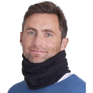 imageTough Headwear Winter Neck Warmer Warm Fleece Neck Gaiters For Men Women Ski Gaiter Face Mask For Cold Weather Neck ScarfBlack