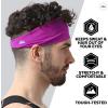 imageMens Sweat Bands  Sport Headbands for Men  Workout Headbands for Women  Running Headband Tennis Athletic Sweatband