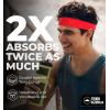 imageRunning Headbands for Men and Women  Athletic Sweatband  Terry Cloth Bands for Basketball Tennis Football Gym Running Cosplay ampamp CostumesHeadbands  Red
