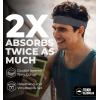imageRunning Headbands for Men and Women  Athletic Sweatband  Terry Cloth Bands for Basketball Tennis Football Gym Running Cosplay ampamp CostumesSweatbands  Wristbands Set  Dark Gray