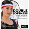 imageRunning Headbands for Men and Women  Athletic Sweatband  Terry Cloth Bands for Basketball Tennis Football Gym Running Cosplay ampamp CostumesSweatbands  Wristbands Set  USA