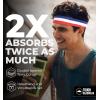 imageRunning Headbands for Men and Women  Athletic Sweatband  Terry Cloth Bands for Basketball Tennis Football Gym Running Cosplay ampamp CostumesSweatbands  Wristbands Set  USA