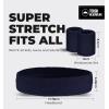 imageRunning Headbands for Men and Women  Athletic Sweatband  Terry Cloth Bands for Basketball Tennis Football Gym Running Cosplay ampamp CostumesSweatbands  Wristbands Set  Navy