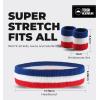 imageRunning Headbands for Men and Women  Athletic Sweatband  Terry Cloth Bands for Basketball Tennis Football Gym Running Cosplay ampamp CostumesSweatbands  Wristbands Set  USA