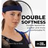 imageRunning Headbands for Men and Women  Athletic Sweatband  Terry Cloth Bands for Basketball Tennis Football Gym Running Cosplay ampamp CostumesSweatbands  Wristbands Set  Navy