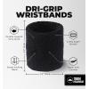 imageSports Sweatbands  Arm Bands for Wrists Sweat Absorption for Men ampamp WomenWristband  Black