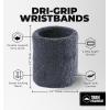 imageSports Sweatbands  Arm Bands for Wrists Sweat Absorption for Men ampamp WomenWristband  Dark Gray
