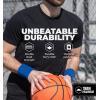 imageSports Sweatbands  Arm Bands for Wrists Sweat Absorption for Men ampamp WomenWristband  Navy