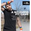 imageSports Sweatbands  Arm Bands for Wrists Sweat Absorption for Men ampamp WomenWristband  Rainbow