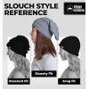 imageTough Headwear Slouchy Beanie Hats for Women Oversized Mens Beanie Hat Knitted Beanie Running Gear for MenWomens Fall HatLight Gray