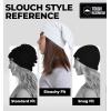 imageTough Headwear Slouchy Beanie Hats for Women Oversized Mens Beanie Hat Knitted Beanie Running Gear for MenWomens Fall HatWhite