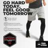 imageTough Outdoors Compression Leg Sleeves  Full Leg Compression Sleeve for Men ampamp Women UV Leg Sleeves  Cycling Leg Warmers2 Pairs  Black