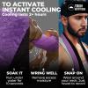 imageTough Outdoors Cooling Towel  Cooling Towels for Neck ampamp Face  Ice Wrap ampamp Sweat Rag for Camping Gym Yoga ampamp Sports  Workout Towel for Gym Sweat  Cool Towels for Extreme HeatPurple