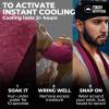imageTough Outdoors Cooling Towel  Cooling Towels for Neck ampamp Face  Ice Wrap ampamp Sweat Rag for Camping Gym Yoga ampamp Sports  Workout Towel for Gym Sweat  Cool Towels for Extreme HeatPink  Purple  Light Blue