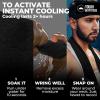 imageTough Outdoors Cooling Towel  Cooling Towels for Neck ampamp Face  Ice Wrap ampamp Sweat Rag for Camping Gym Yoga ampamp Sports  Workout Towel for Gym Sweat  Cool Towels for Extreme HeatBlack  Dark Gray  Light Gray