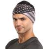 imageWorkout Headband for Women ampamp Men  Wide Moisture Wicking ampamp NonSlip Exercise Hairband or Sports Sweatband  Keep Your Hair in Place  Performance Stretch ampamp Ideal for Running ampamp Yoga Flag Gray