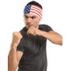 imageWorkout Headband for Women ampamp Men  Wide Moisture Wicking ampamp NonSlip Exercise Hairband or Sports Sweatband  Keep Your Hair in Place  Performance Stretch ampamp Ideal for Running ampamp Yoga US Flag