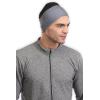 imageWorkout Headband for Women ampamp Men  Wide Moisture Wicking ampamp NonSlip Exercise Hairband or Sports Sweatband  Keep Your Hair in Place  Performance Stretch ampamp Ideal for Running ampamp Yoga Gray SL