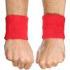 imageSports Sweatbands  Arm Bands for Wrists Sweat Absorption for Men ampamp WomenWristband  Red