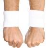 imageSports Sweatbands  Arm Bands for Wrists Sweat Absorption for Men ampamp WomenWristband  White