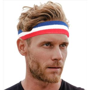 imageRunning Headbands for Men and Women  Athletic Sweatband  Terry Cloth Bands for Basketball Tennis Football Gym Running Cosplay ampamp CostumesSweatbands  Wristbands Set  USA