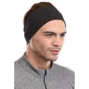 imageWorkout Headband for Women ampamp Men  Wide Moisture Wicking ampamp NonSlip Exercise Hairband or Sports Sweatband  Keep Your Hair in Place  Performance Stretch ampamp Ideal for Running ampamp Yoga Black SL