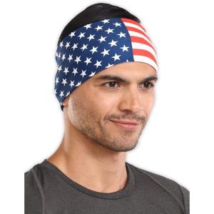 imageWorkout Headband for Women ampamp Men  Wide Moisture Wicking ampamp NonSlip Exercise Hairband or Sports Sweatband  Keep Your Hair in Place  Performance Stretch ampamp Ideal for Running ampamp Yoga US Flag