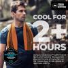 imageTough Outdoors Cooling Towel  Cooling Towels for Neck ampamp Face  Ice Wrap ampamp Sweat Rag for Camping Gym Yoga ampamp Sports  Workout Towel for Gym Sweat  Cool Towels for Extreme HeatOrange