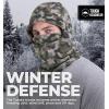 imageTough Headwear Fleece Balaclava Ski Mask  Windproof Face Covering  Ski Mask for Cold Weather Gear  Winter AccessoriesHeavyweight Fleece Camo