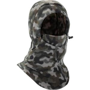 imageTough Headwear Fleece Balaclava Ski Mask  Windproof Face Covering  Ski Mask for Cold Weather Gear  Winter AccessoriesHeavyweight Fleece Camo