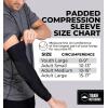 imageTough Outdoors Padded Arm Sleeve  Padded Elbow Sleeve Basketball Arm Sleeve  Volleyball Elbow Sleeve Football Arm PadBlack